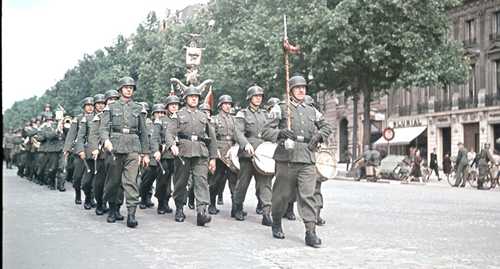 Rellève de la garde, Paris 1941.