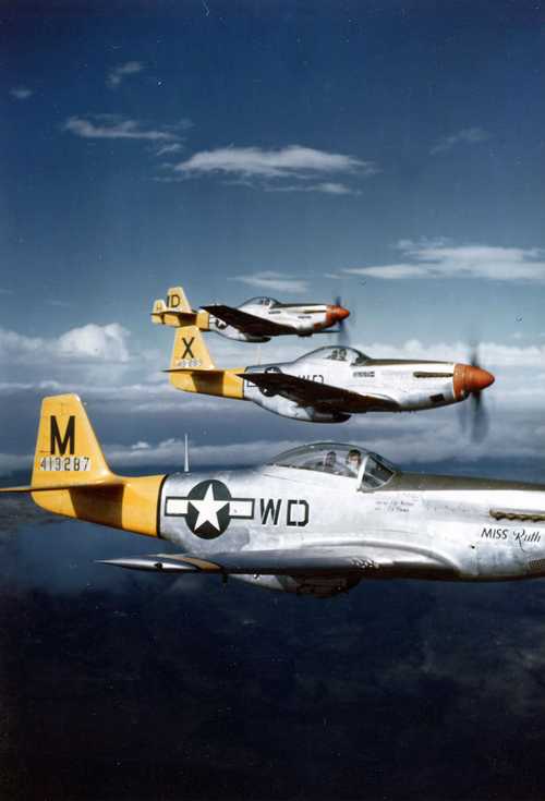P-51 Mustangs