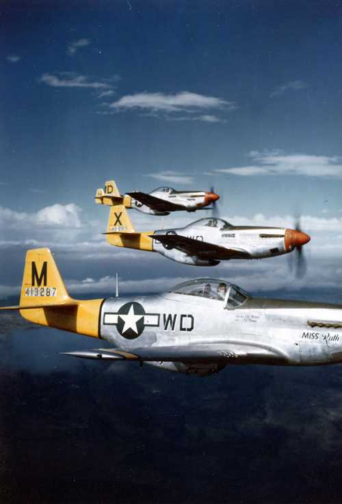 P-51 Mustangs