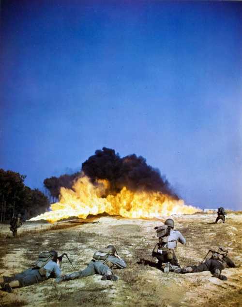 Flamethrowers in Action