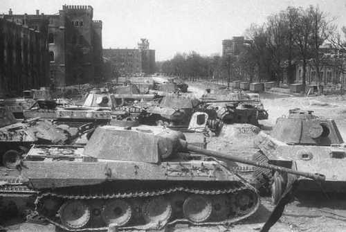 Panthers' graveyard, 1945.