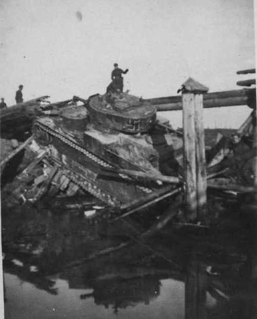 Collapsed bridge