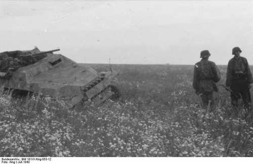 Halftrack in the Ditch
