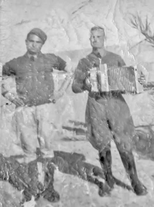  Guiseppe on the right North Africa WW II