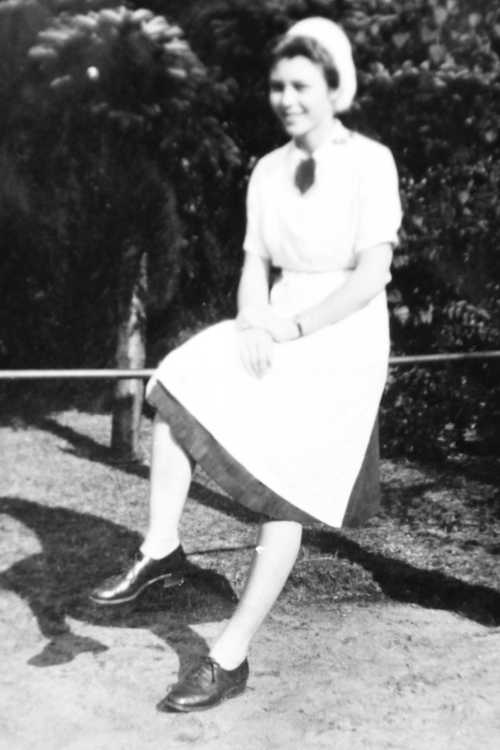 Young German nurse