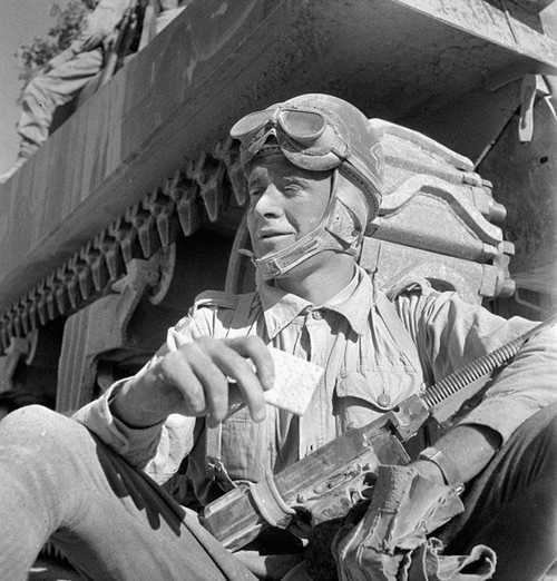 A dispatch rider of The Calgary Regiment