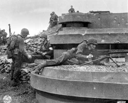 Captured bunker