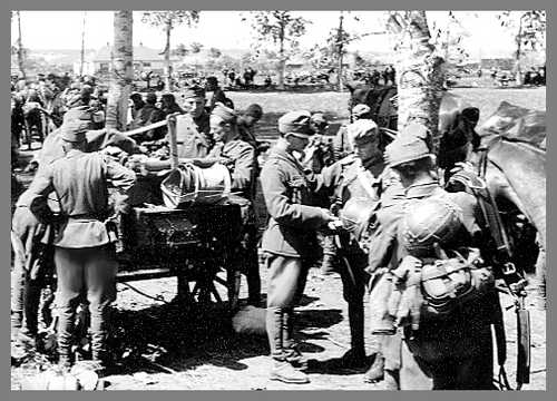 Infantry Column in Russia, (Hungary)