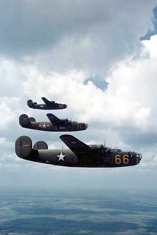 B-24D bombers
