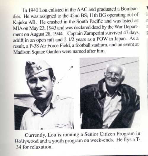 Lou Zamperini Olympic Star and POW