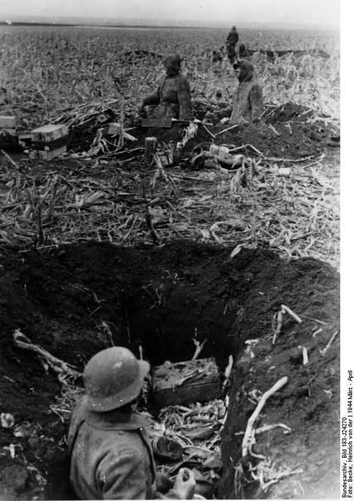 Infantry in new positions