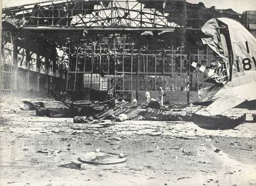 Hickam Field after Japanese Attack on 12/7/1941