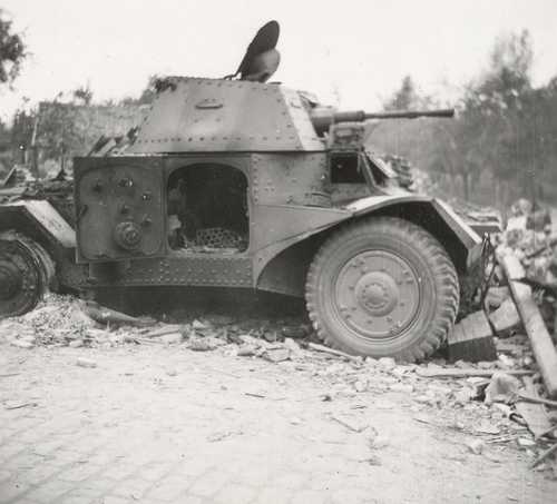 French Panhard Armored Car