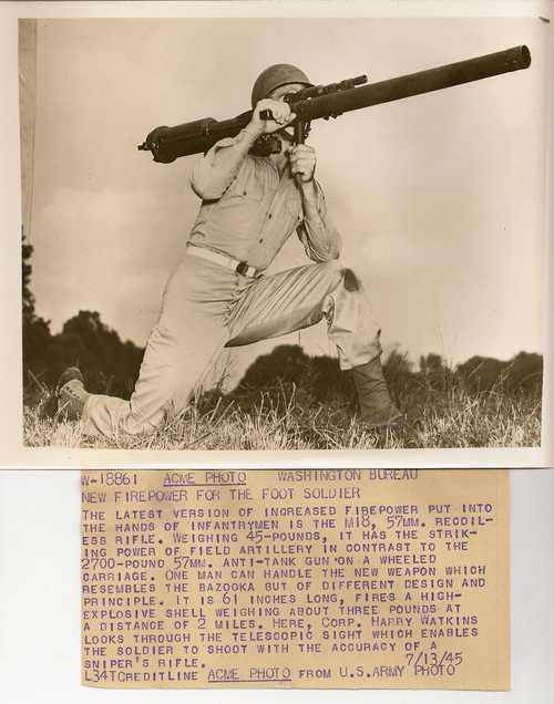 Recoilless Rifle
