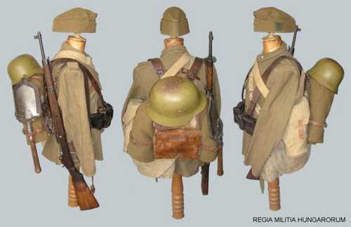Hungarian infantryman's equipment