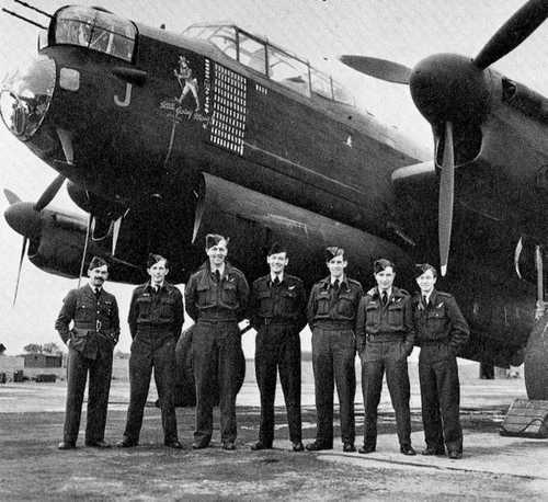 A lucky Avro Lancaster crew