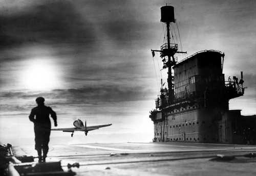 Twilight takeoff