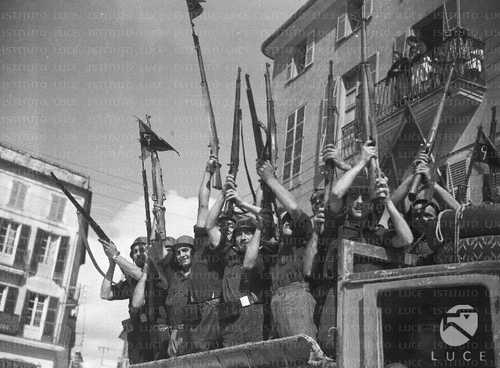 Falangist parade in Palma de Maiorca