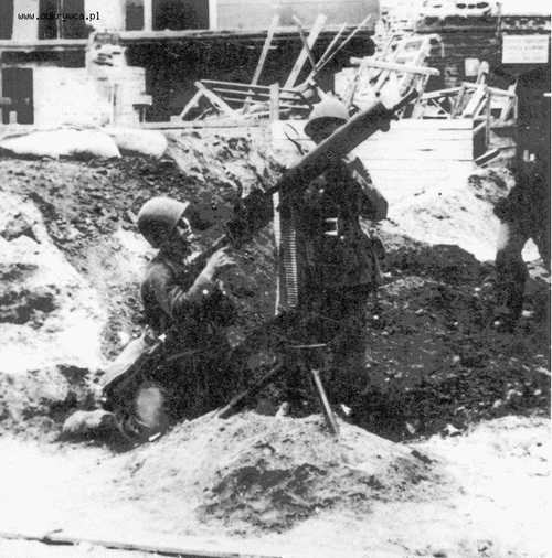 Machine gun position