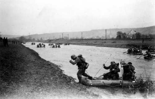 Crossing the Moselle river