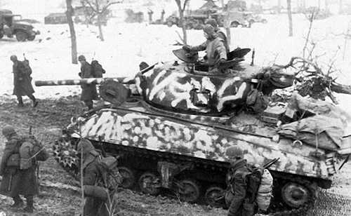 709th Tank Battalion, supporting the 75th Division