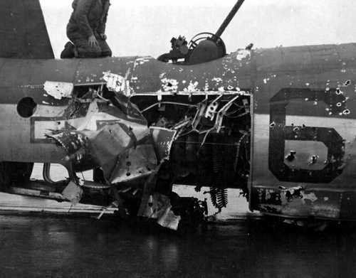 Flak hit