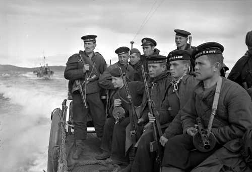 Soviet marines, Northern front 1942
