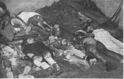 An horrible massacre