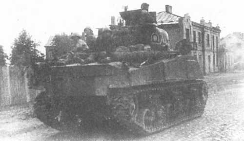Soviet Sherman In Poland