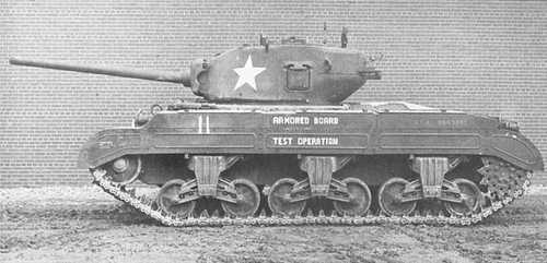 T23 with cast turret for 76mm M1A1 gun