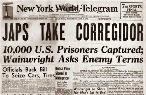 Headline of New York World-Telegram