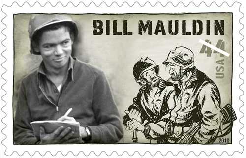 Bill Mauldin Stamp - Newly Issued in USA