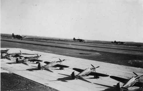 Flypast RCAF Hurricane MK XII