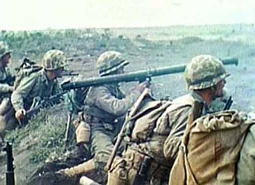 M9-equipped bazooka team