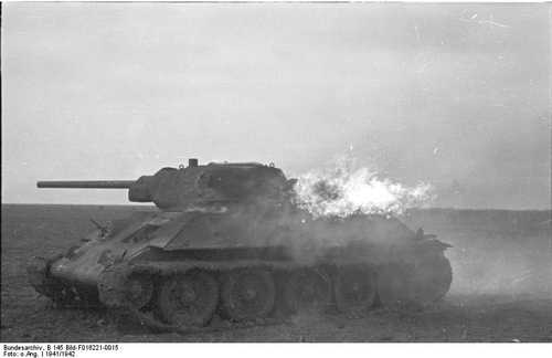 Busted up tank