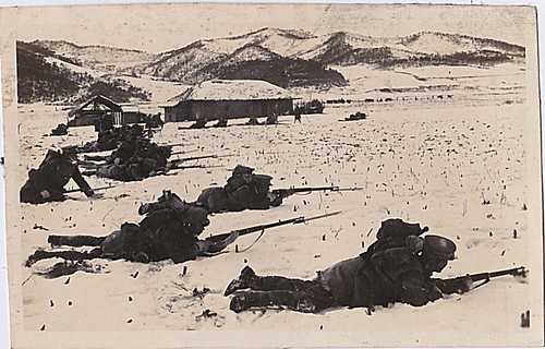 japanese  troops training
