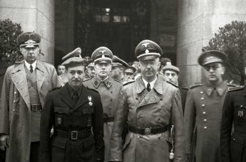 Himmler visits Spain