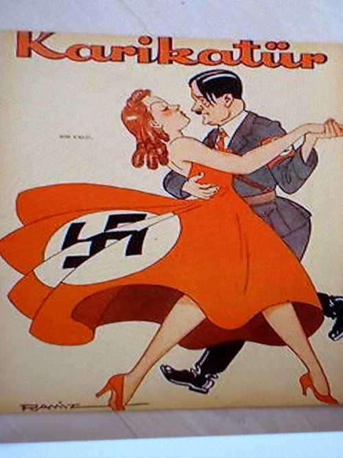 Nazi propaganda magazine . 