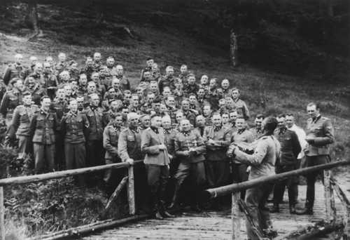 Fun and games, Auschwitz, July, 1944.