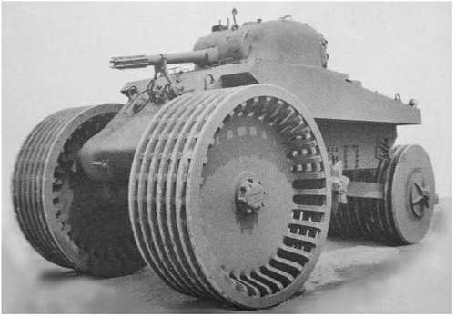  Tricycle Tank, Mine Exploder T10 (1944)