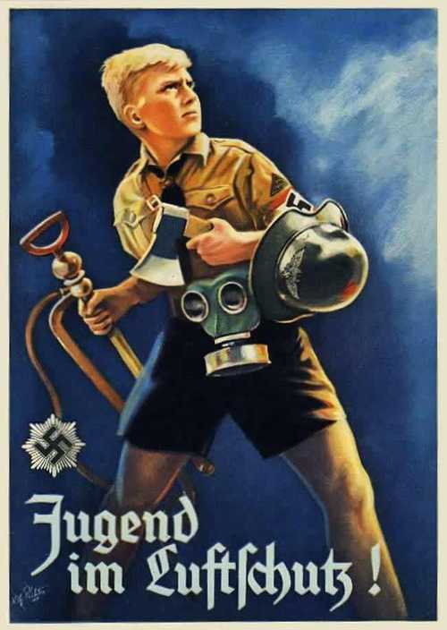 "Youth in the Luftschutz !"