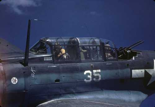 Closeup of SBD Dauntlless
