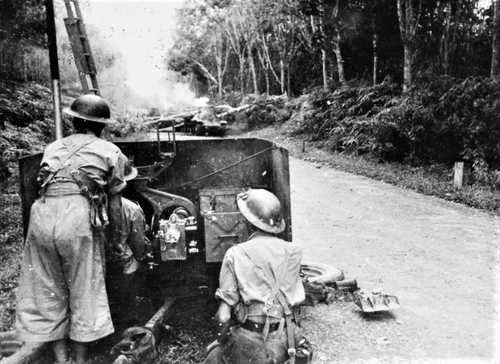 Action during the Malayan Campaign