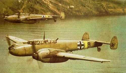 Bf 110 in Italy