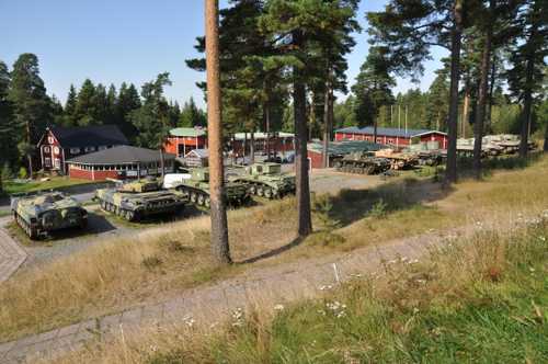 Tanks at museum