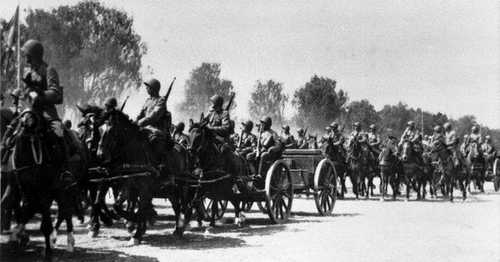 Polish cavalry or artillery.