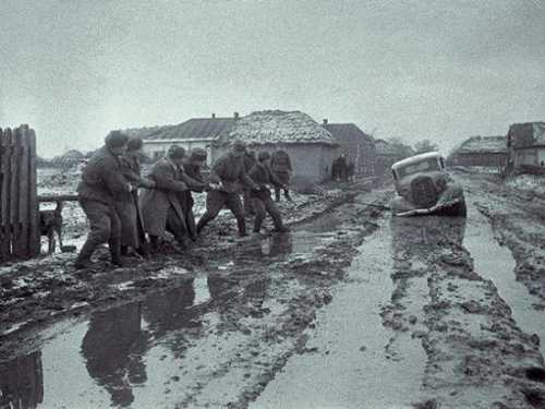 Muddy Russian Road