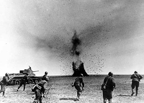 Red Army on the attack