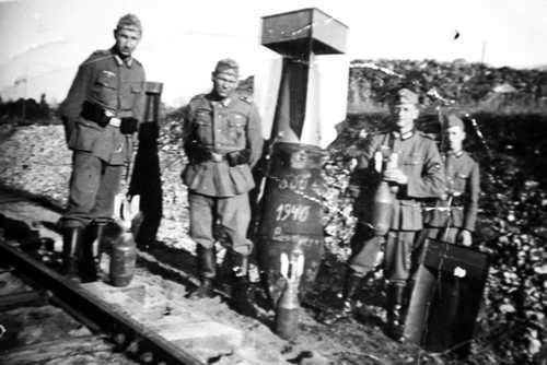 Photos with bombs