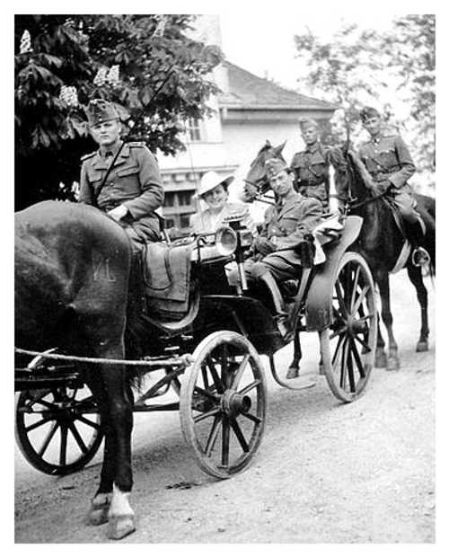 A Cavalry Officer's Coach, Hungary